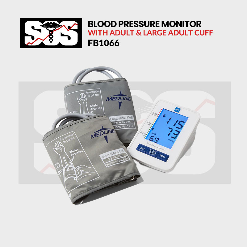 Blood Pressure Monitor with Adult & Large Adult Cuff FB1066