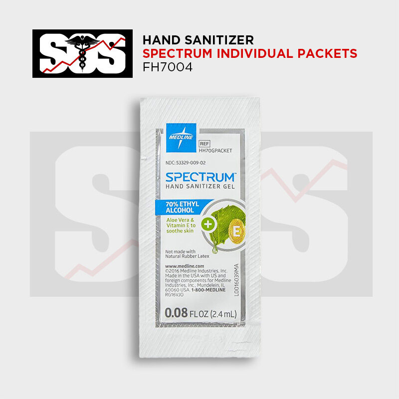 Spectrum Hand Sanitizer Spectrum Individual Packets