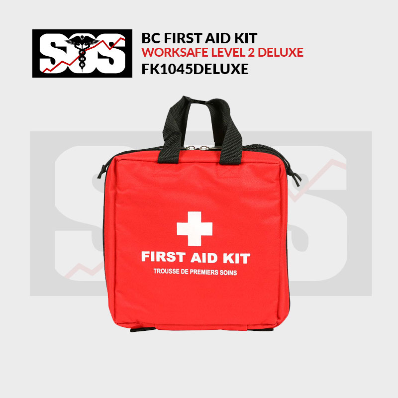 BC First Aid Kit - WorkSafe Level 2 Deluxe, FK1045DELUXE
