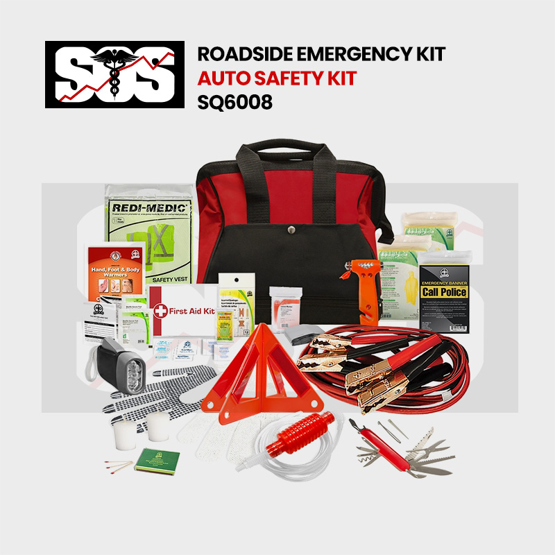 ROADSIDE EMERGENCY KIT AUTO SAFETY KIT SQ6008