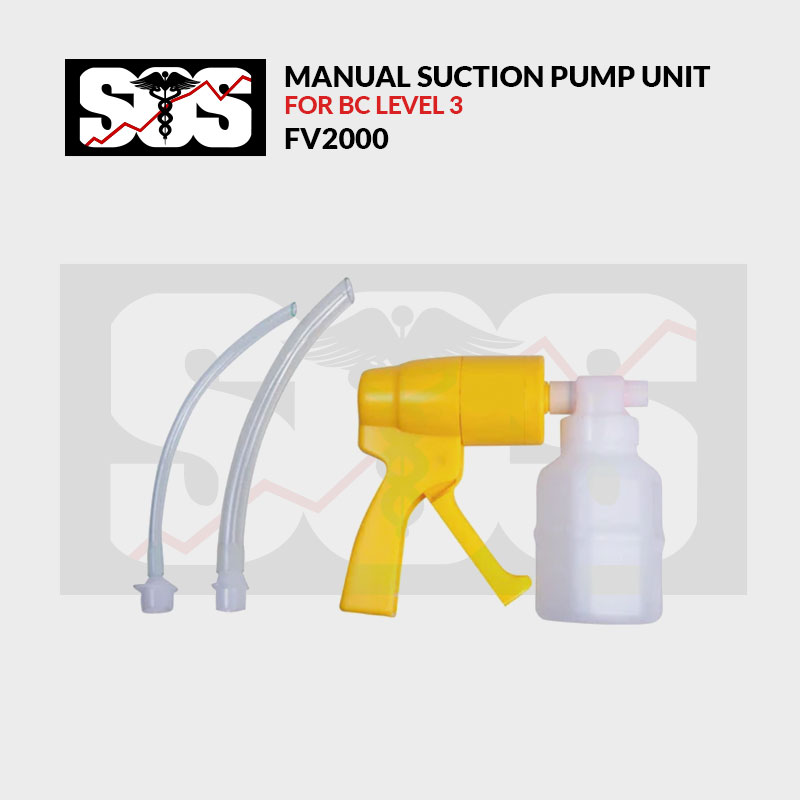 Manual Suction Pump Unit For BC Level 3 FV2000