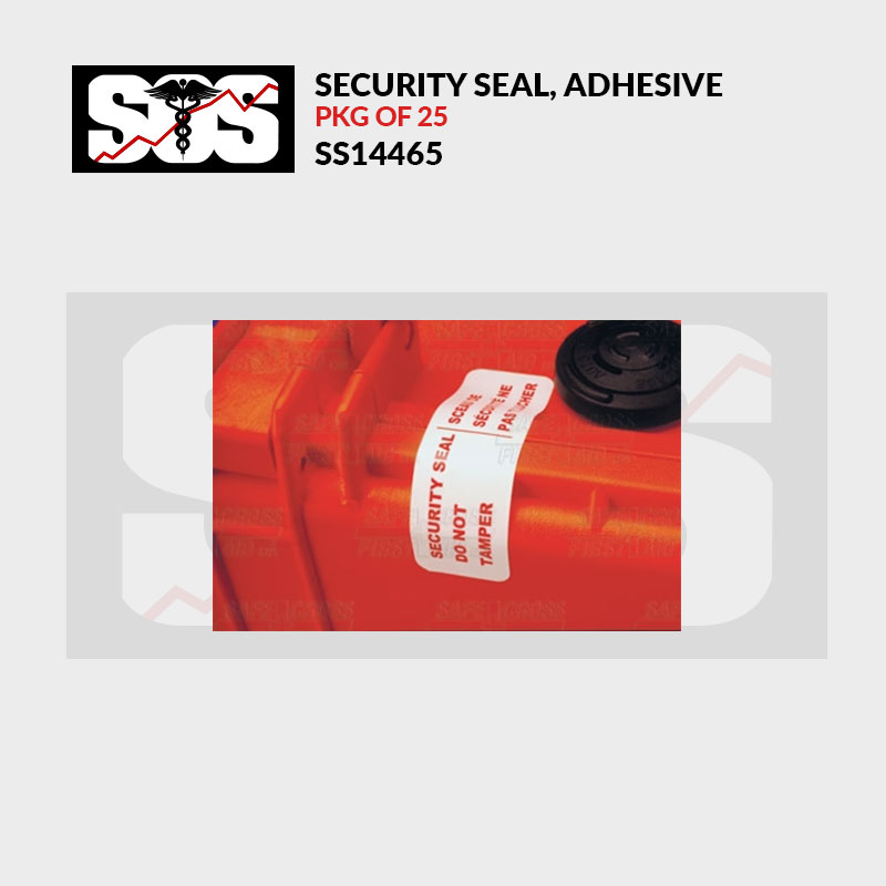 Security Seal Adhesive, pkg 25