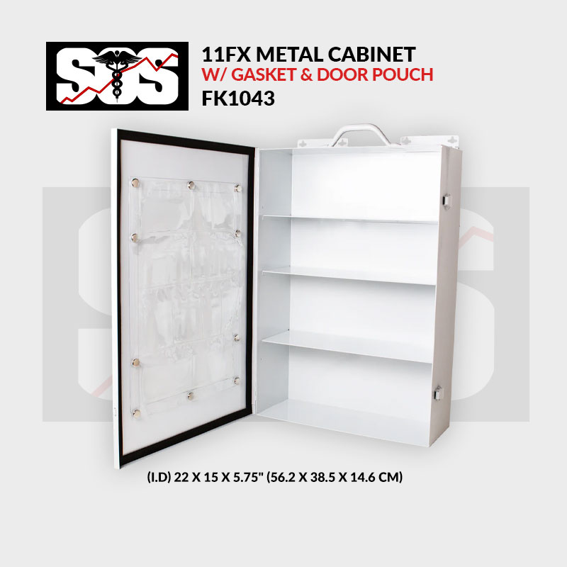 11FX METAL CABINET With GASKET and DOOR POUCH