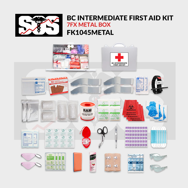 BC Intermediate First Aid Kit - Metal FK1045Metal