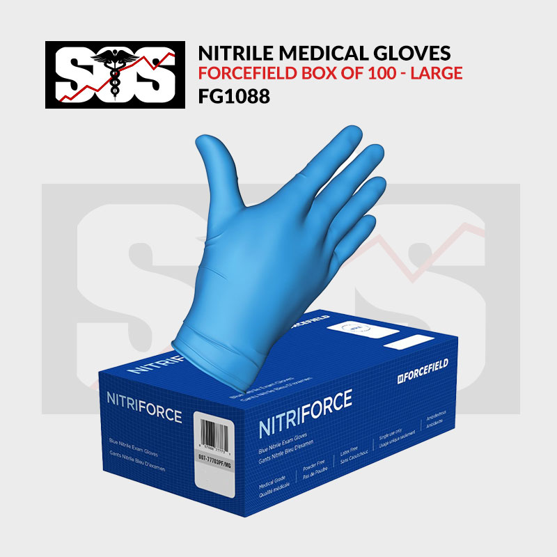 Nitrile Medical Forcefield BX100 FG1088 Large