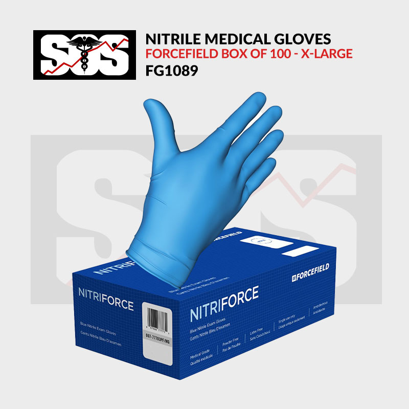 Nitrile Medical Forcefield BX100 FG1089 X-Large