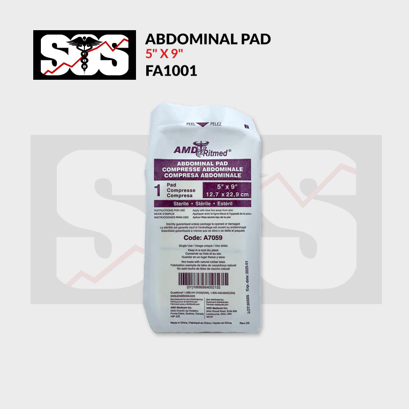 Abdominal Pad 5" x 9" FA1001