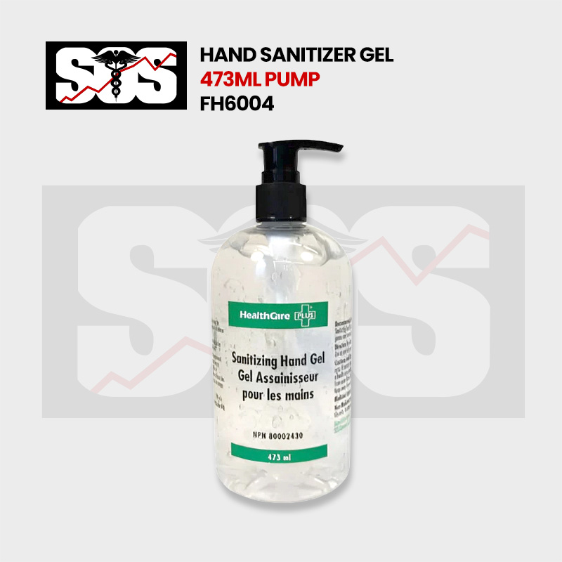 Hand Sanitizer Gel 473ml Pump FH6004
