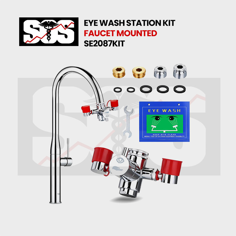 Eye Wash Station Kit Faucet Mounted SE2087KIT