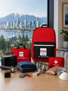 72hr Emergency Kit Earthquake Preparedness Vancouver BC