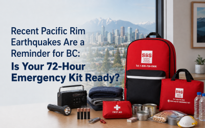 Recent Pacific Rim Earthquakes Are a Reminder for BC: Is Your 72-Hour Emergency Kit Ready?