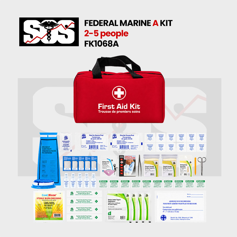 Federal Marine A First Aid Kit 2-5 people FK1068A