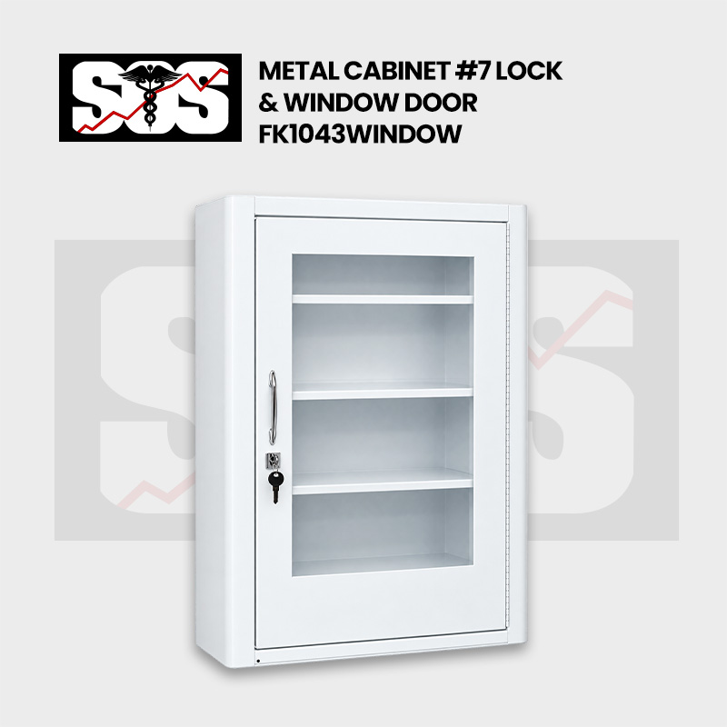 Metal Cabinet #7 lock & Window Door